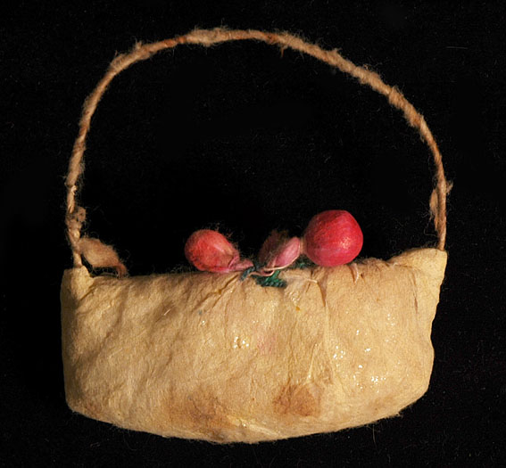 Antique German? Christmas cotton ornament BAG