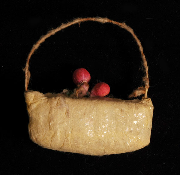 Antique German? Christmas cotton ornament BAG