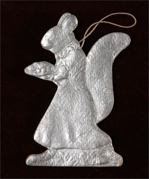 Antique Christmas ornament SQUIRREL 