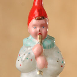 Antique Christmas glass ornament CLOWN