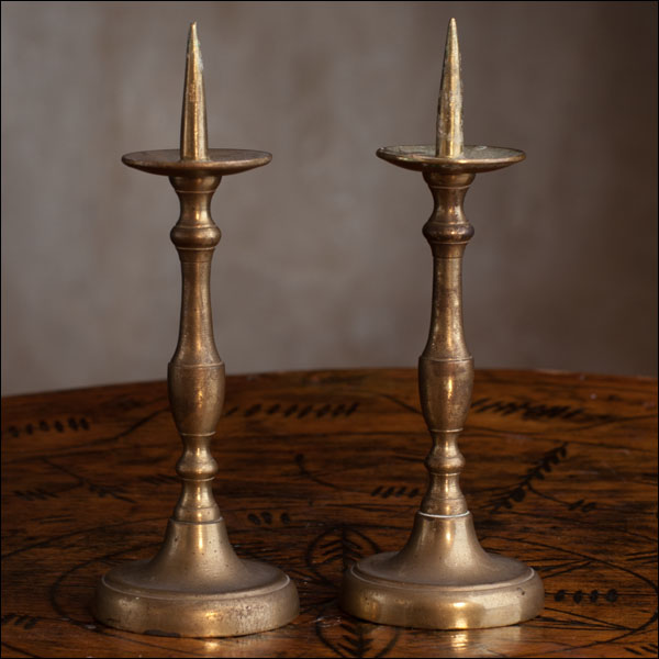 Two candleholders