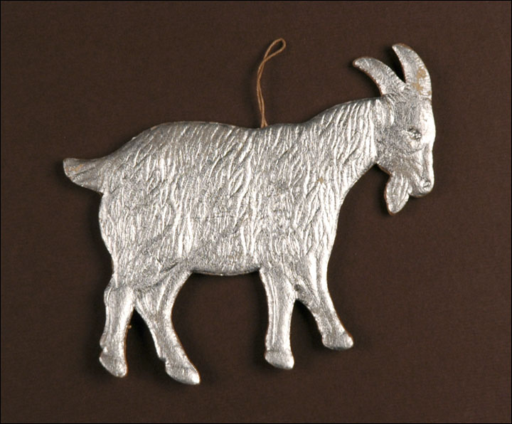 Antique Christmas ornament GOAT