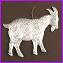 Antique Christmas ornament GOAT