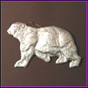 Antique Christmas ornament POLAR BEAR