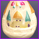 Antique Christmas ornament CASTLE