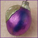 Antique Christmas ornament PLUM