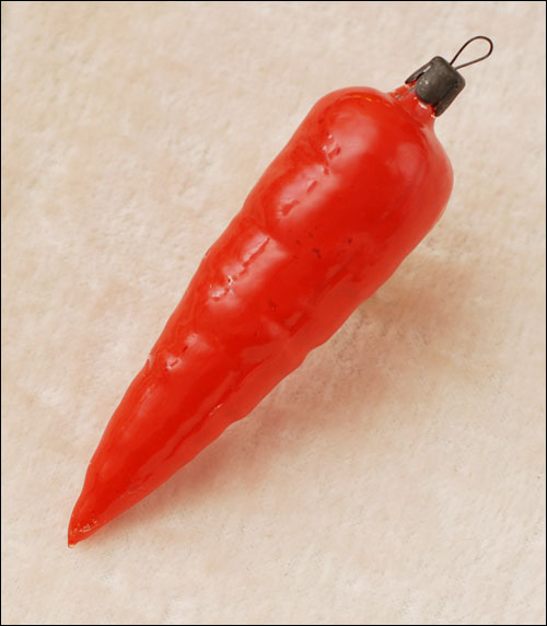 Antique Christmas ornament CARROT