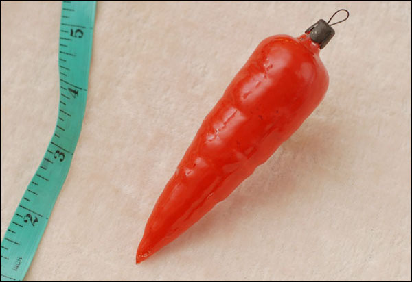 Antique Christmas ornament CARROT