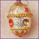 Antique Fancy glass German Christmas ornament 