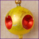 Antique fancy glass German  Christmas ornament 