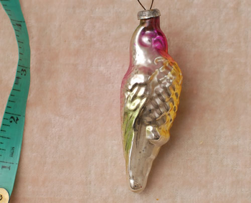 Antique Christmas ornament PARROT