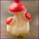 Antique Christmas ornament MUSHROOMS