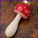 Antique Christmas ornament MUSHROOM