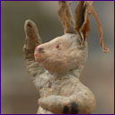 Antique Christmas ornament RABBIT or HARE