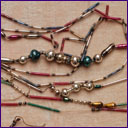 Antique glass decoration for Christmas tree - BEADS  (15 feets)