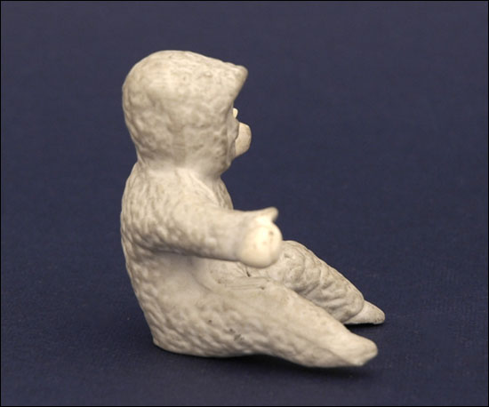 Antique Christmas decoration German porcelain Snow Baby