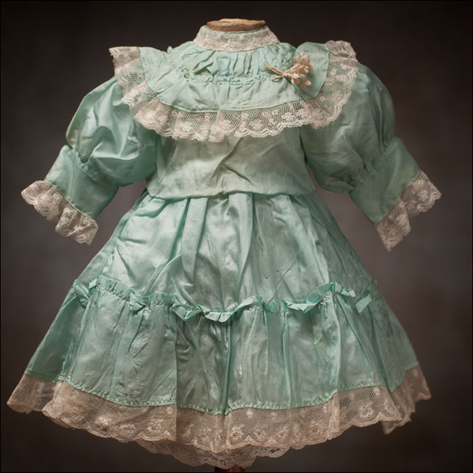 Antique Aqua Silk dress