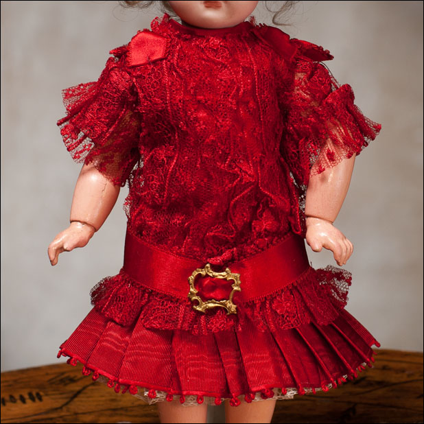 Silk Dress for 9-10 in Doll