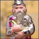 Antique Christmas ornament of WIZARD