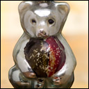 Antique Christmas ornament  CIRCUS BEAR