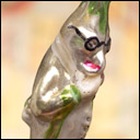Antique Christmas ornament PEA POD AVOCATE from Cippolino tale
