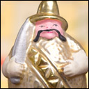 Antique Christmas ornament LEMON GUARDIAN from Cippolino tale