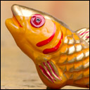Antique Christmas ornament FISH