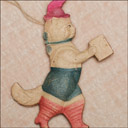 Antique Christmas ornament PUSS IN BOOT
