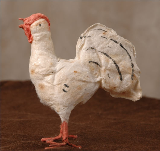Antique Christmas ornament cotton HEN