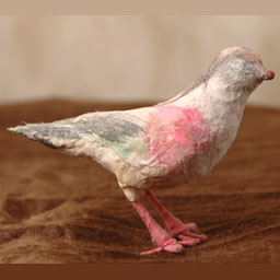 Antique corron Christmas ornament of BIRD