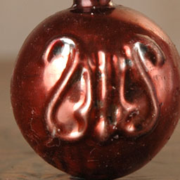 Antique Christmas ornament BALL With LYRE