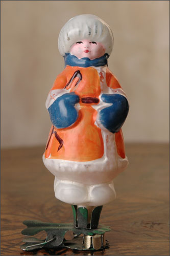 Antique Christmas ornament COSSACK BOY
