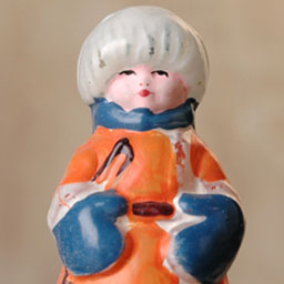 Antique Christmas ornament COSSACK BOY