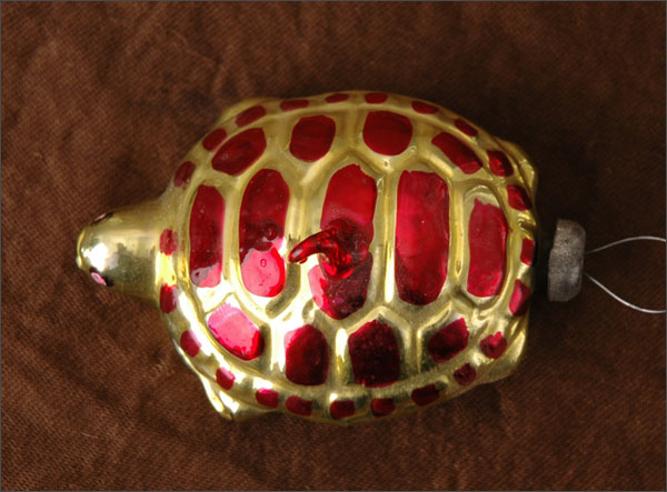 Antique Christmas ornament TURTLE