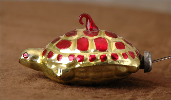 Antique Christmas ornament TURTLE