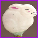 Vintage Christmas ornament BUNNY