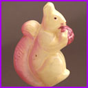 Vintage Christmas ornament SQUIRREL with NUT