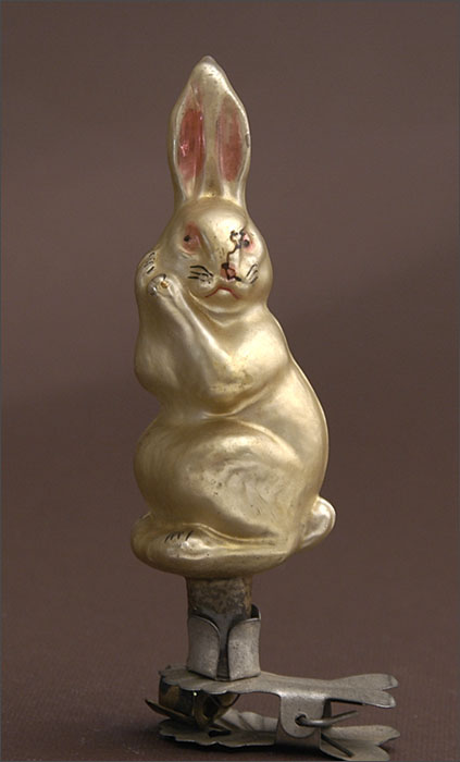 Vintage Christmas ornament RABBIT