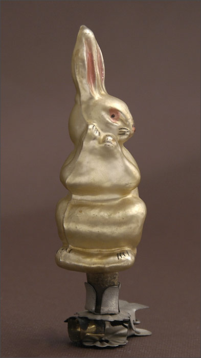 Vintage Christmas ornament RABBIT