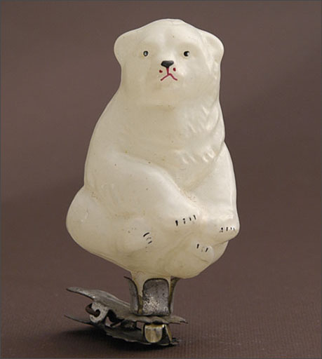 Vintage Christmas ornament POLAR BEAR