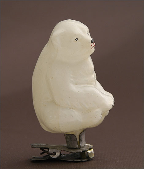 Vintage Christmas ornament POLAR BEAR