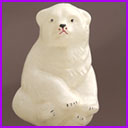 Vintage Christmas ornament POLAR BEAR