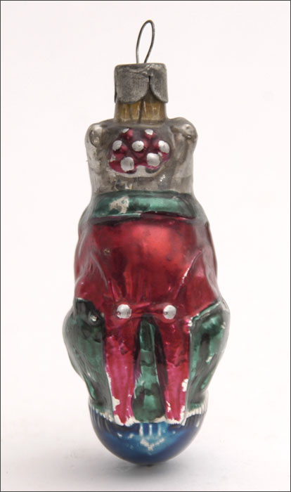 Vintage Christmas ornament CAT with VIOLIN