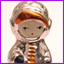 Vintage Christmas ornament SPACEMAN