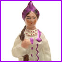 Vintage Christmas ornament PRINCESS
