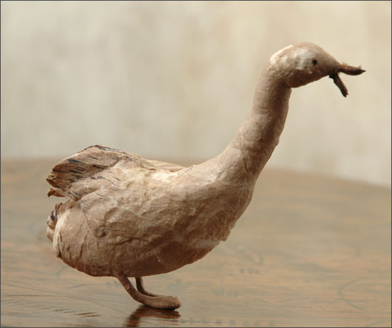 Antique Christmas ornament GOOSE