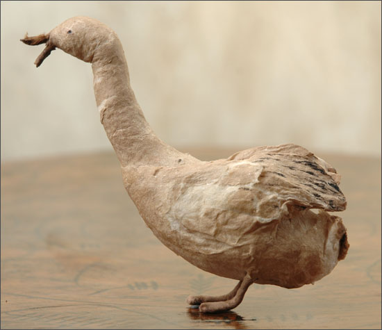 Antique Christmas ornament GOOSE