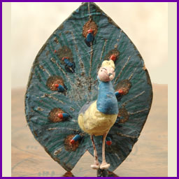 Antique Christmas ornament PEACKOCK