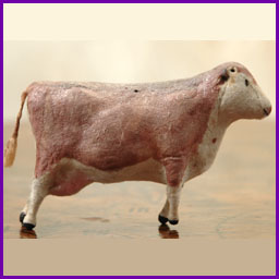Antique Christmas ornament COW