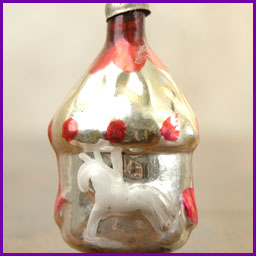 Antique Christmas ornament CAROUSEL